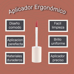 Glow Lips Kit – Efecto Volumen – SET DE 6 GLOSS HIDRATANTES