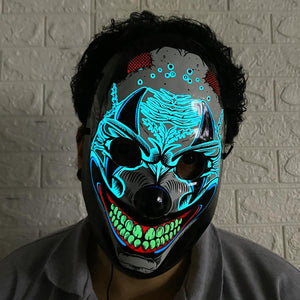Máscara Luminosa De Demonio Halloween