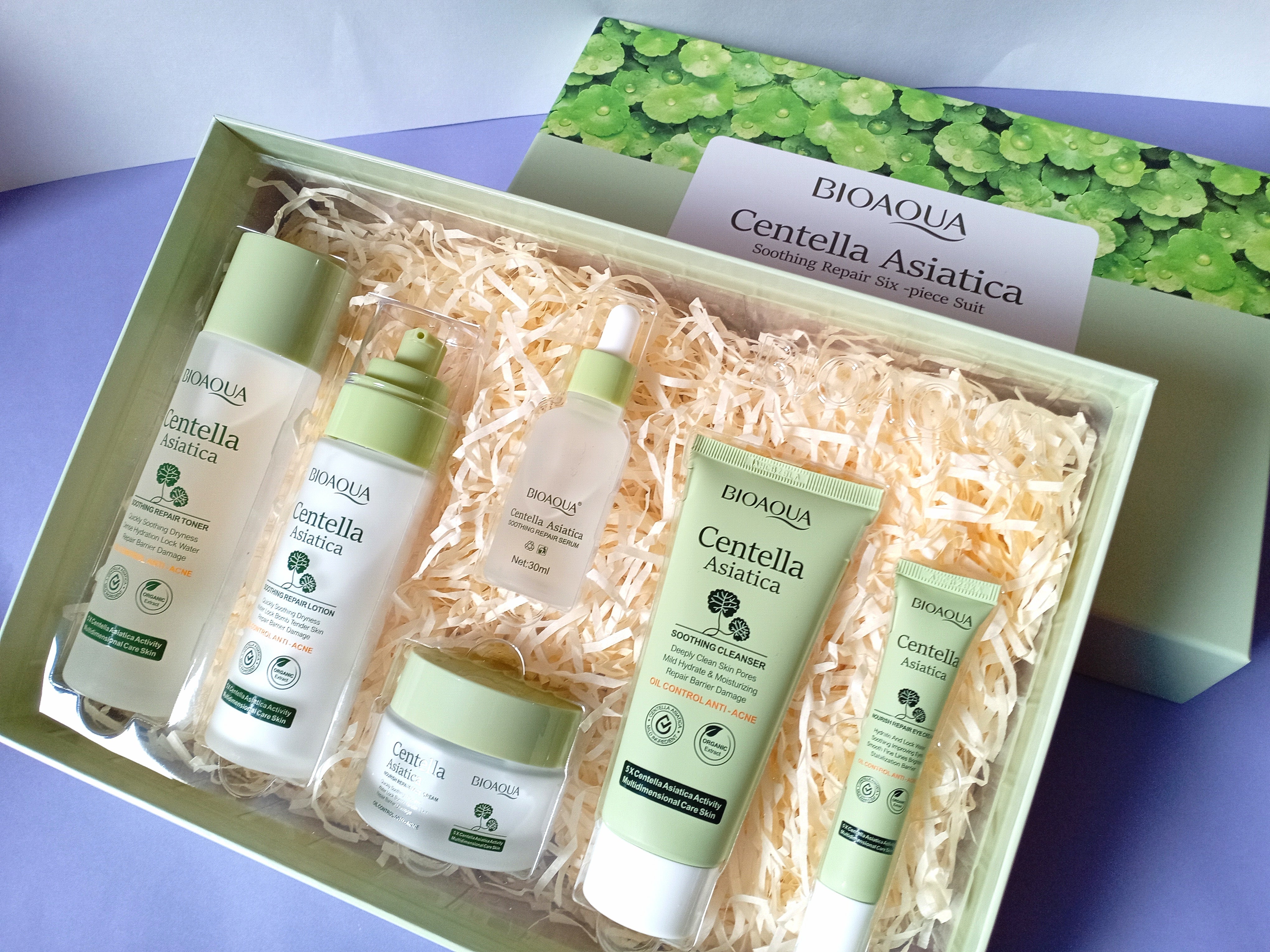 Kit Bioaqua Centella Asiatica - Ideal para Piel Grasa y Acné