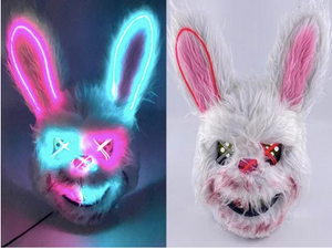 Máscara Conejo Doble Luz Led
