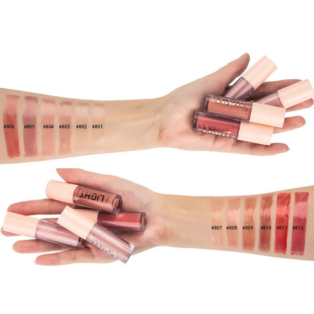 Glow Lips Kit – Efecto Volumen – SET DE 6 GLOSS HIDRATANTES
