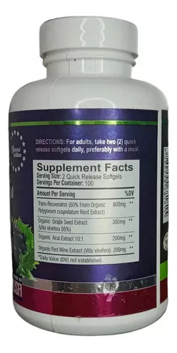 Resveratrol Premium - Tu Aliado para la Juventud y Vitalidad