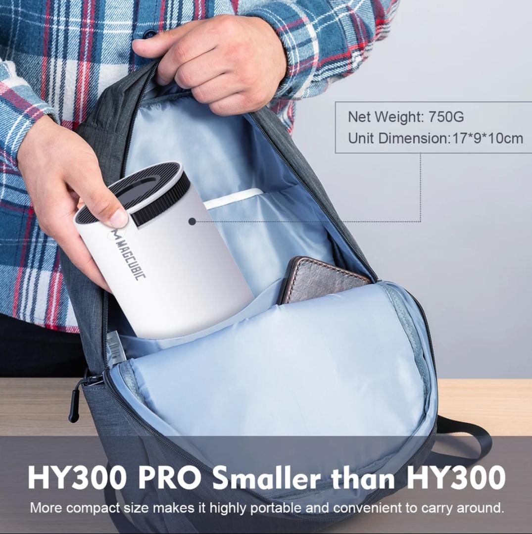 Proyector Inteligente HY300 - Cine en Casa