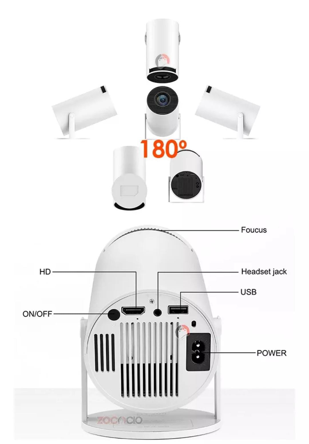 Proyector Inteligente HY300 - Cine en Casa