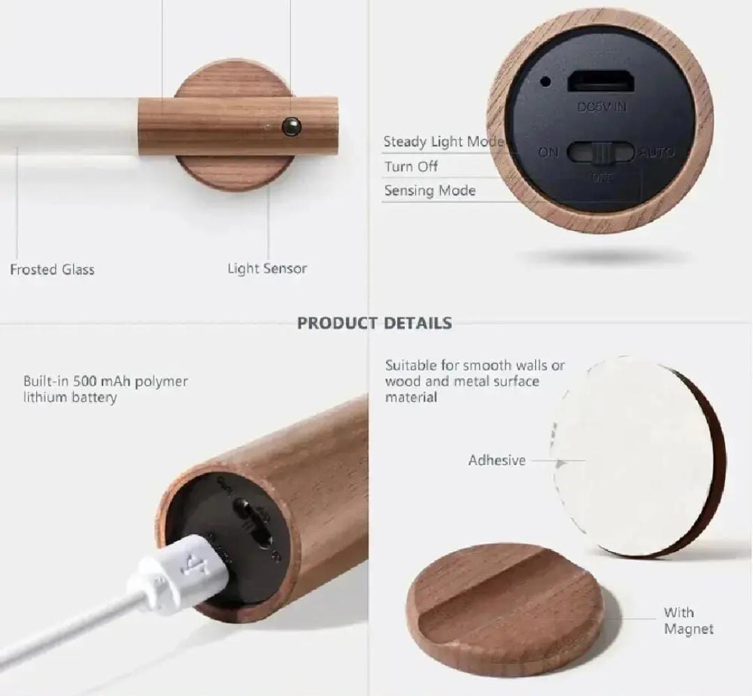 Lámpara sensor movimiento magnetico - La lampara que tu HOGAR NECESITA