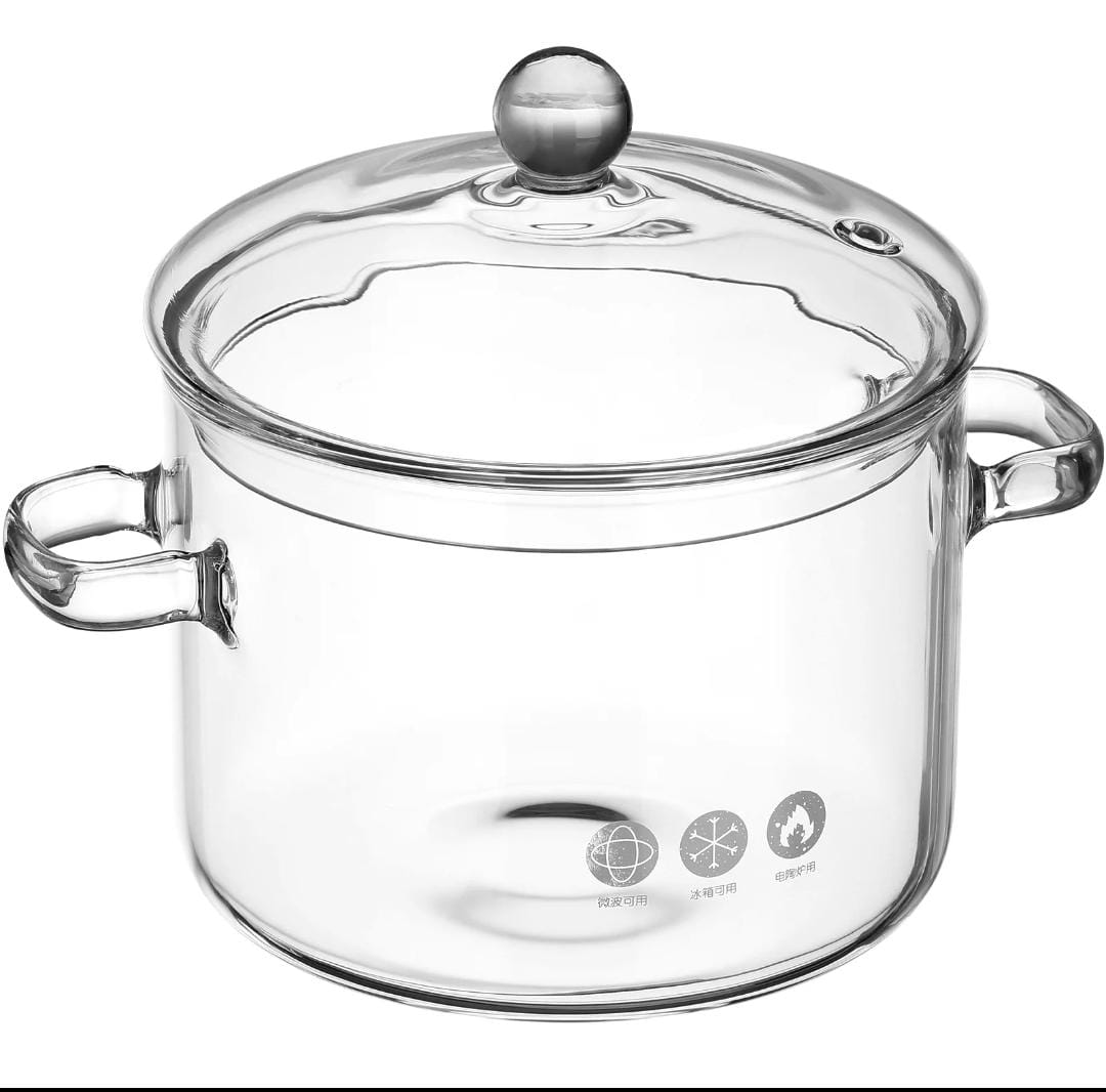 Olla Transparente de VIDRIO - IDEAL PARA TU COCINA
