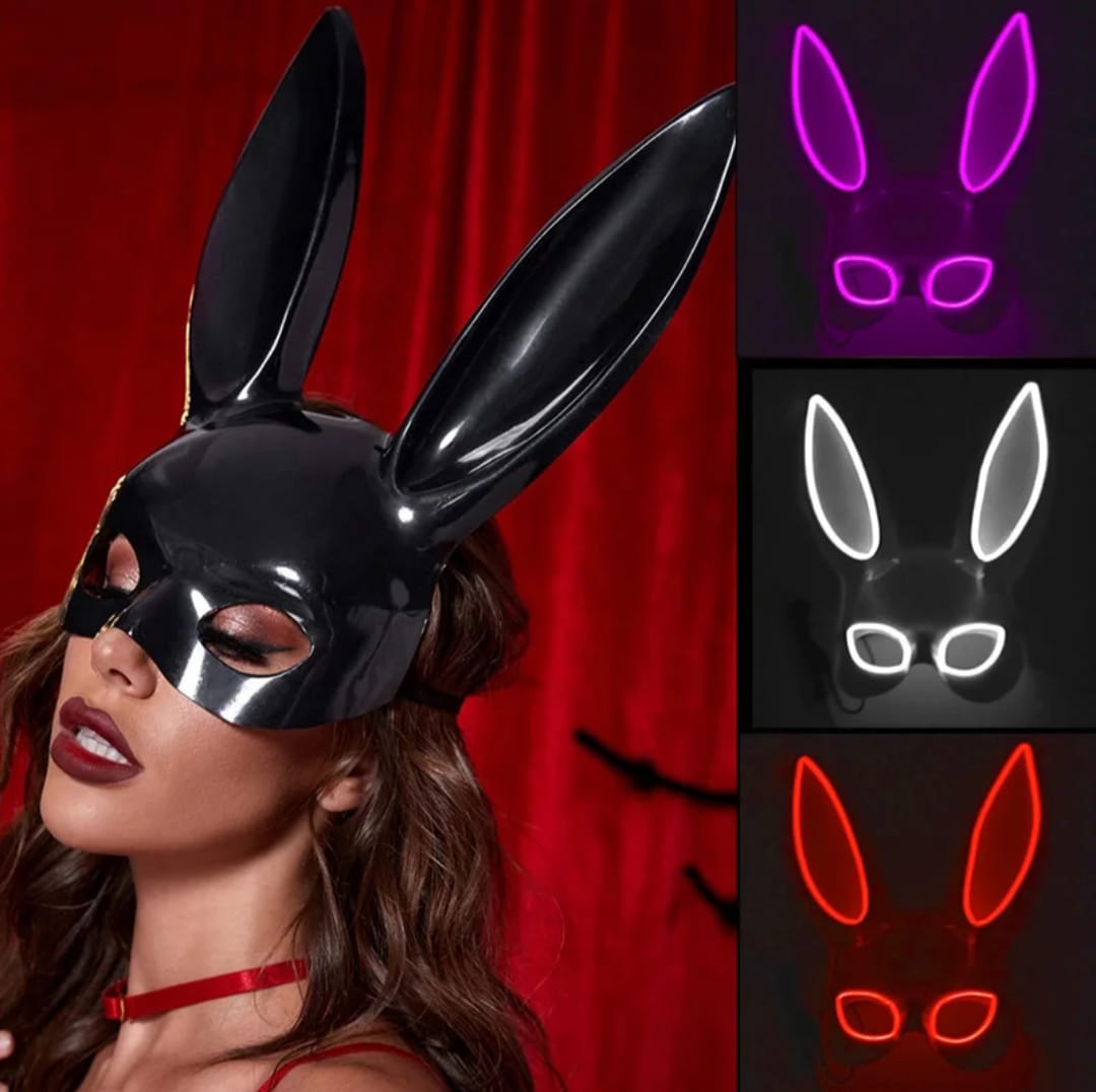 Máscara Conejita Playboy Con Luz