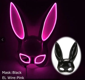 Máscara Conejita Playboy Con Luz