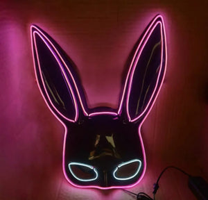 Máscara Conejita Playboy Con Luz
