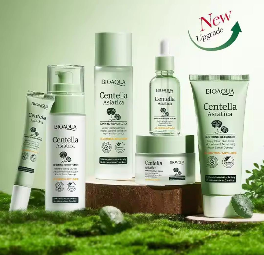 Kit Bioaqua Centella Asiatica - Ideal para Piel Grasa y Acné