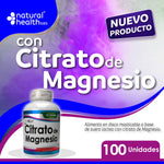Citrato de Magnesio 100 Cápsulas - Apoya Tu Bienestar Diario