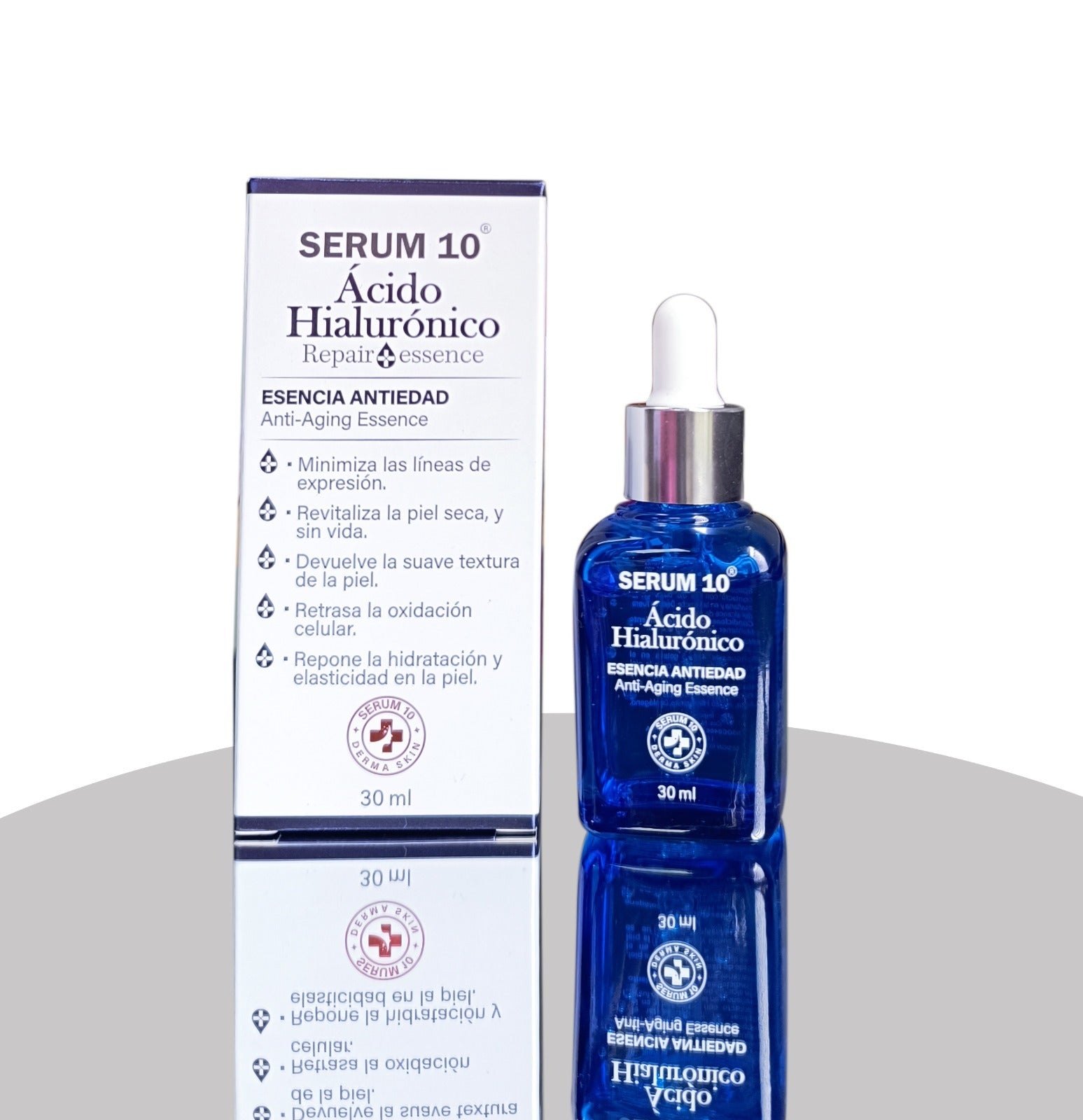 Serum Efecto Rejuvenecedor - Ultra Hidratante con Ácido Hialurónico.