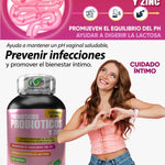Tu equilibrio empieza aquí - Probioticos - Prebioticos y Zinc.