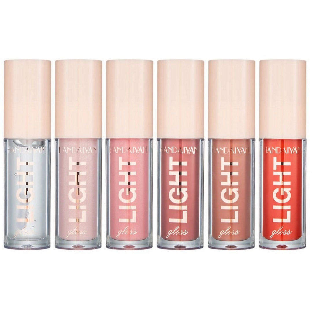 Glow Lips Kit – Efecto Volumen – SET DE 6 GLOSS HIDRATANTES