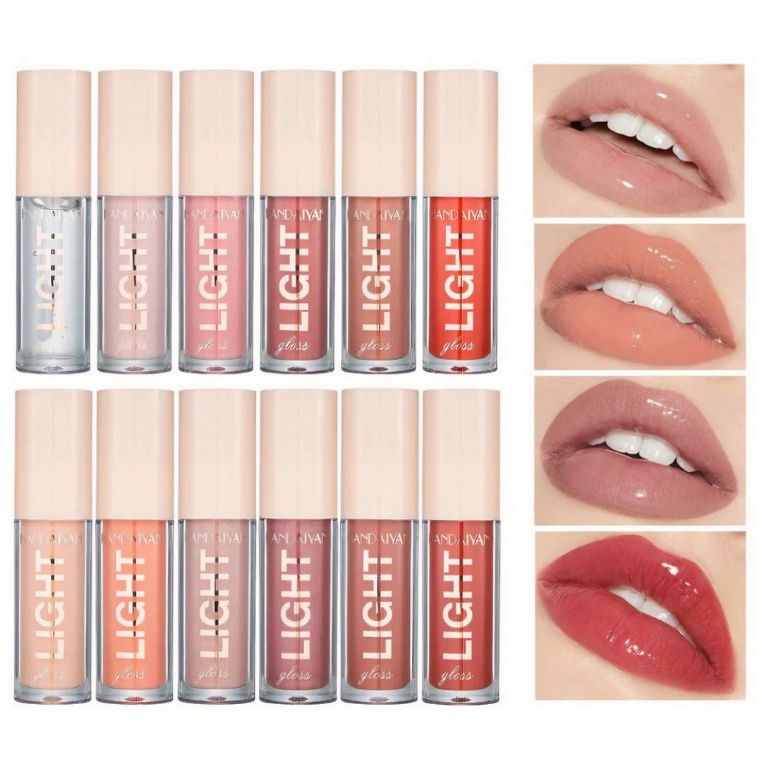 Glow Lips Kit – Efecto Volumen – SET DE 6 GLOSS HIDRATANTES